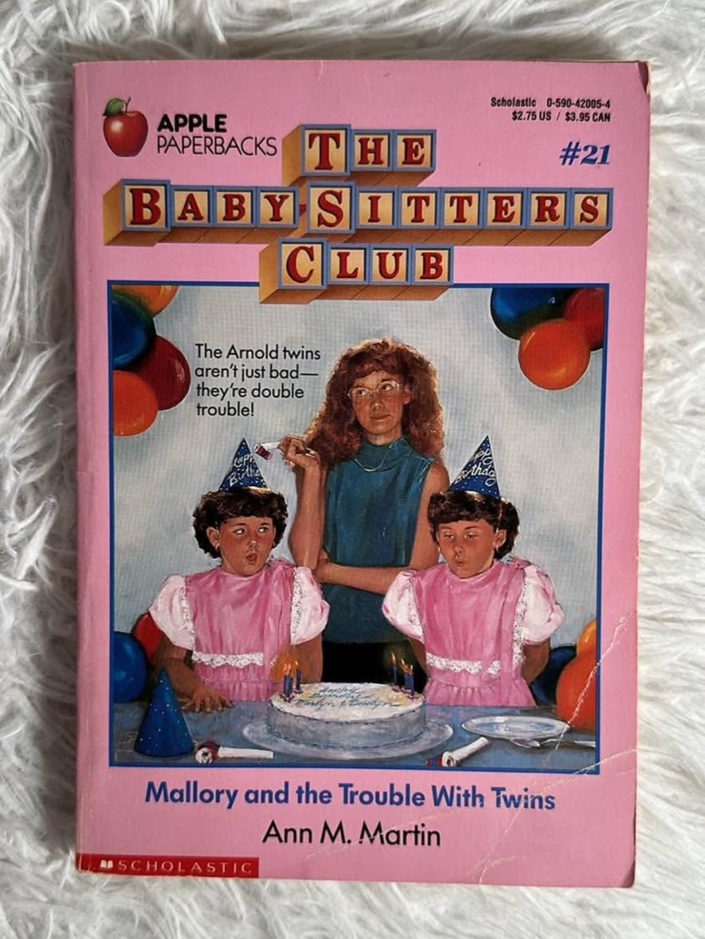 The Baby-Sitters Club Vintage Book #21 Mallory and the Trouble With Twins